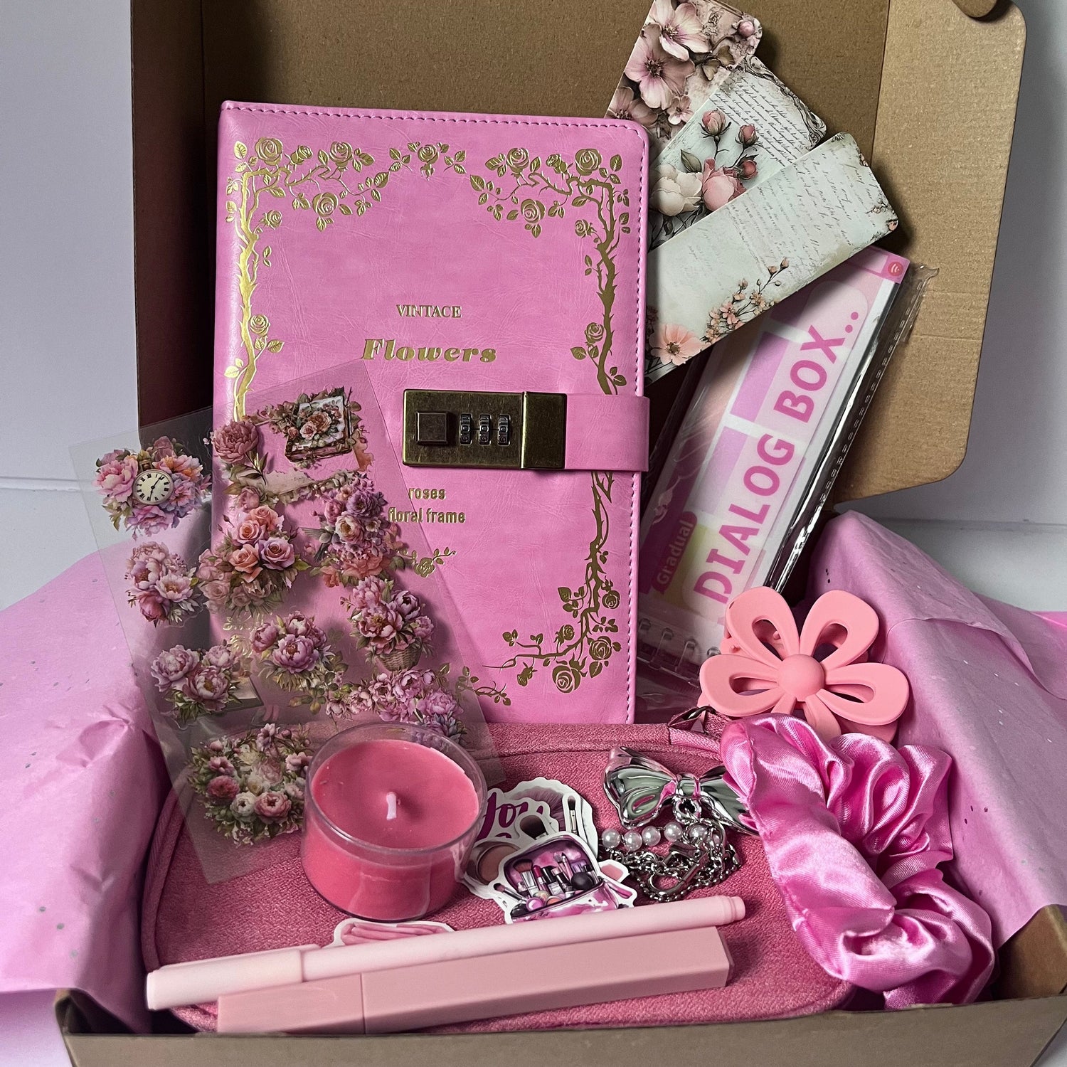 Vintage Lock Diary Collection