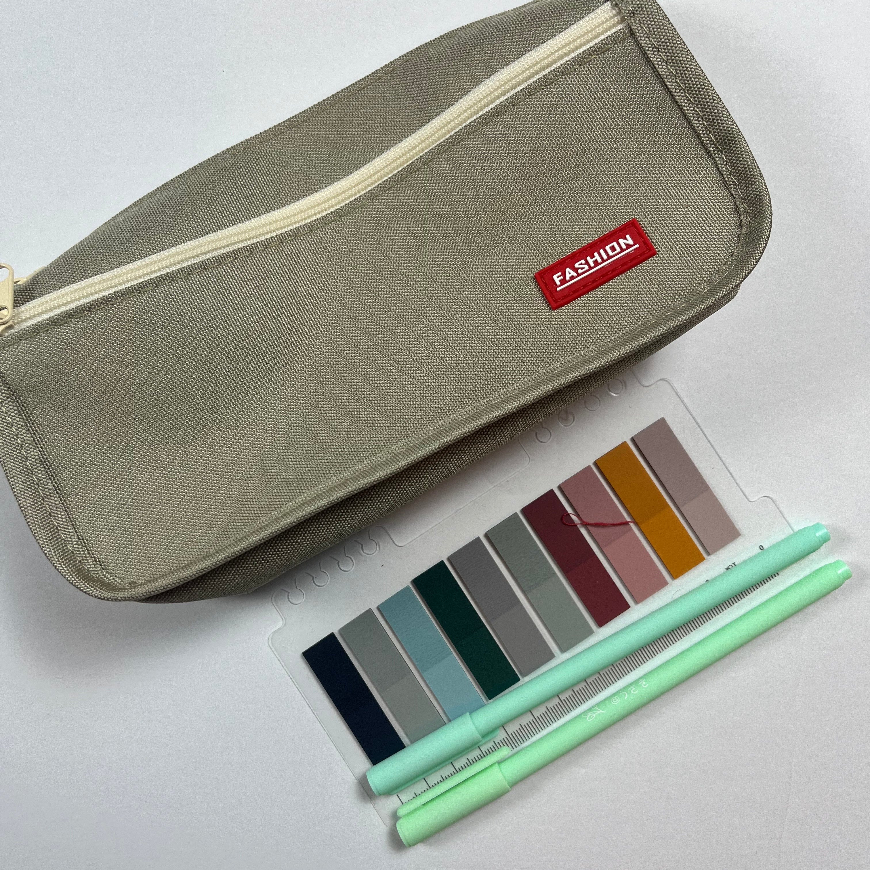 Minimalist Canvas Pencil Case (3 Colors)
