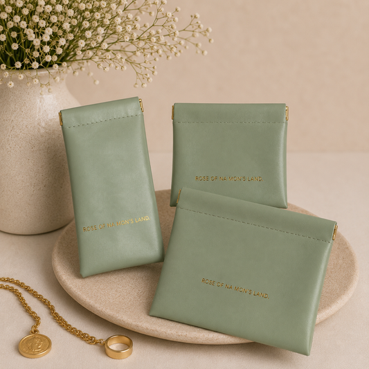 Luxury Minimalist Travel Pouch Set – 3 Matching Cosmetic & Accessories Cases
