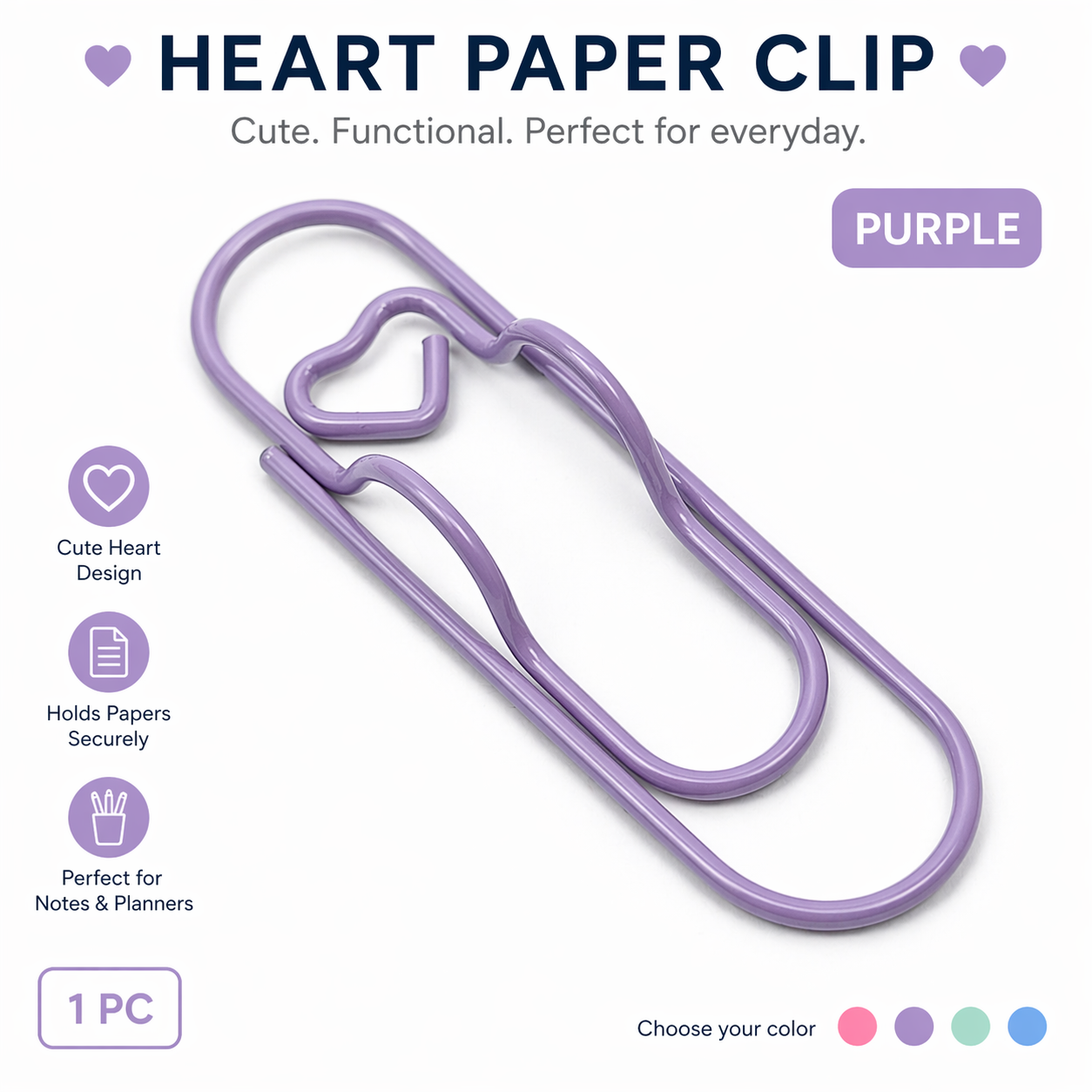 Heart Paper Clip ✨