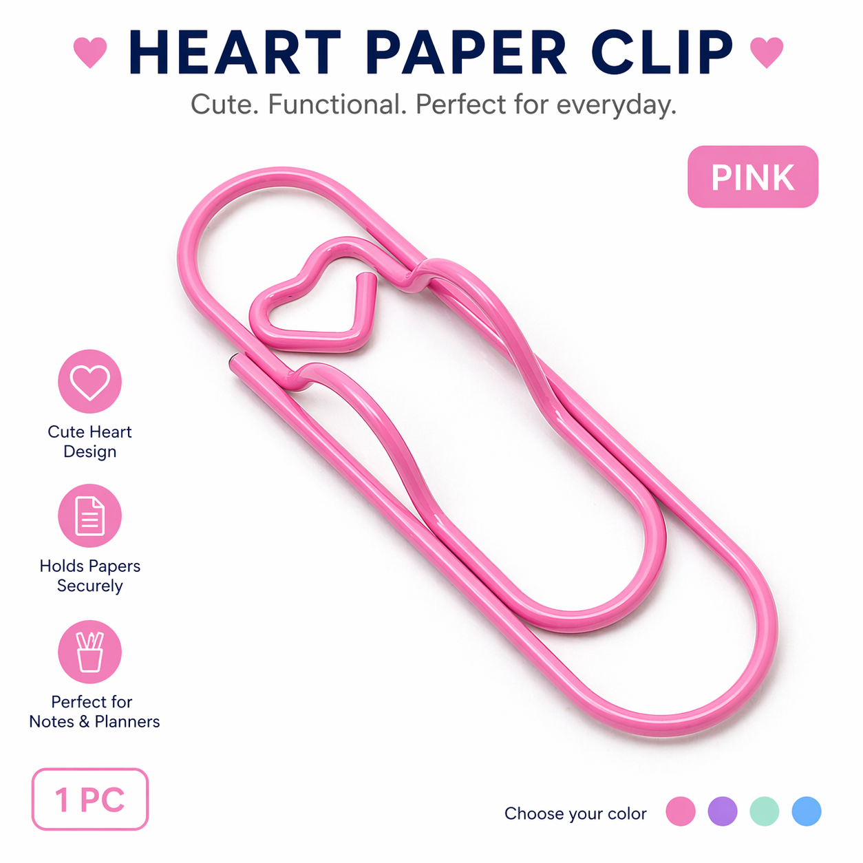 Heart Paper Clip ✨
