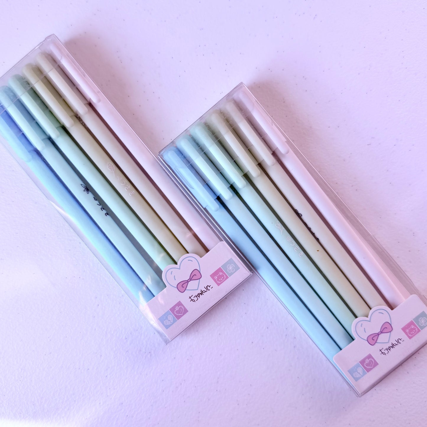 Pastel Aesthetic Gel Pen Set – 6 Soft Color Fine Tip Pens