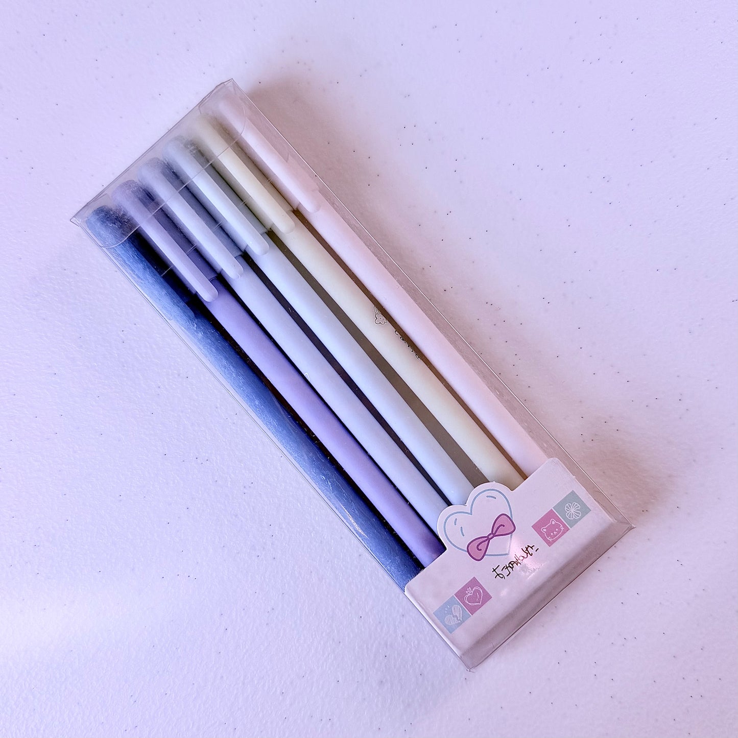 Pastel Aesthetic Gel Pen Set – 6 Soft Color Fine Tip Pens
