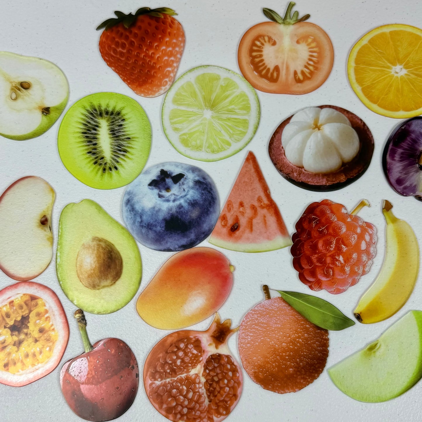 3D Fruit Bookmarks – Cute Random Fruit Bookmarks 🍓