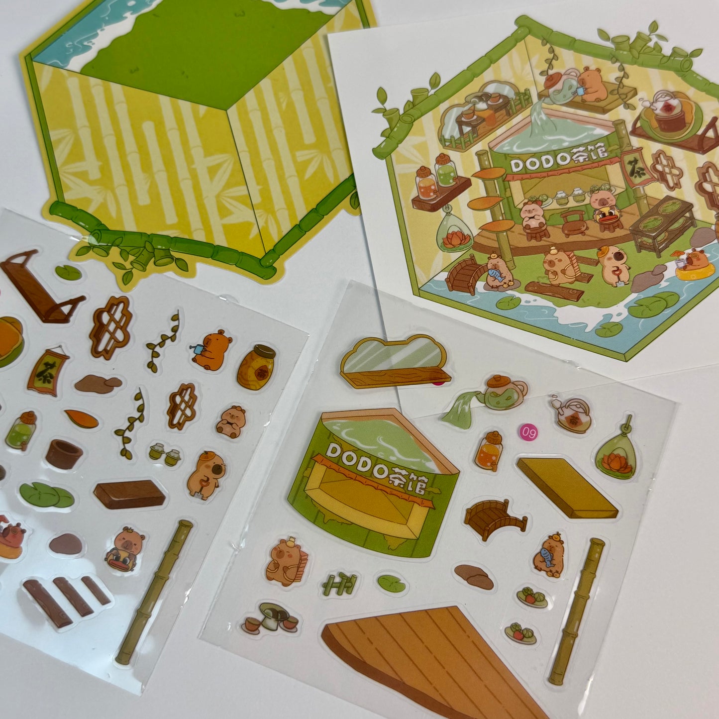 3D Puffy Sticker Set – DIY Scene Kit (Random Design)